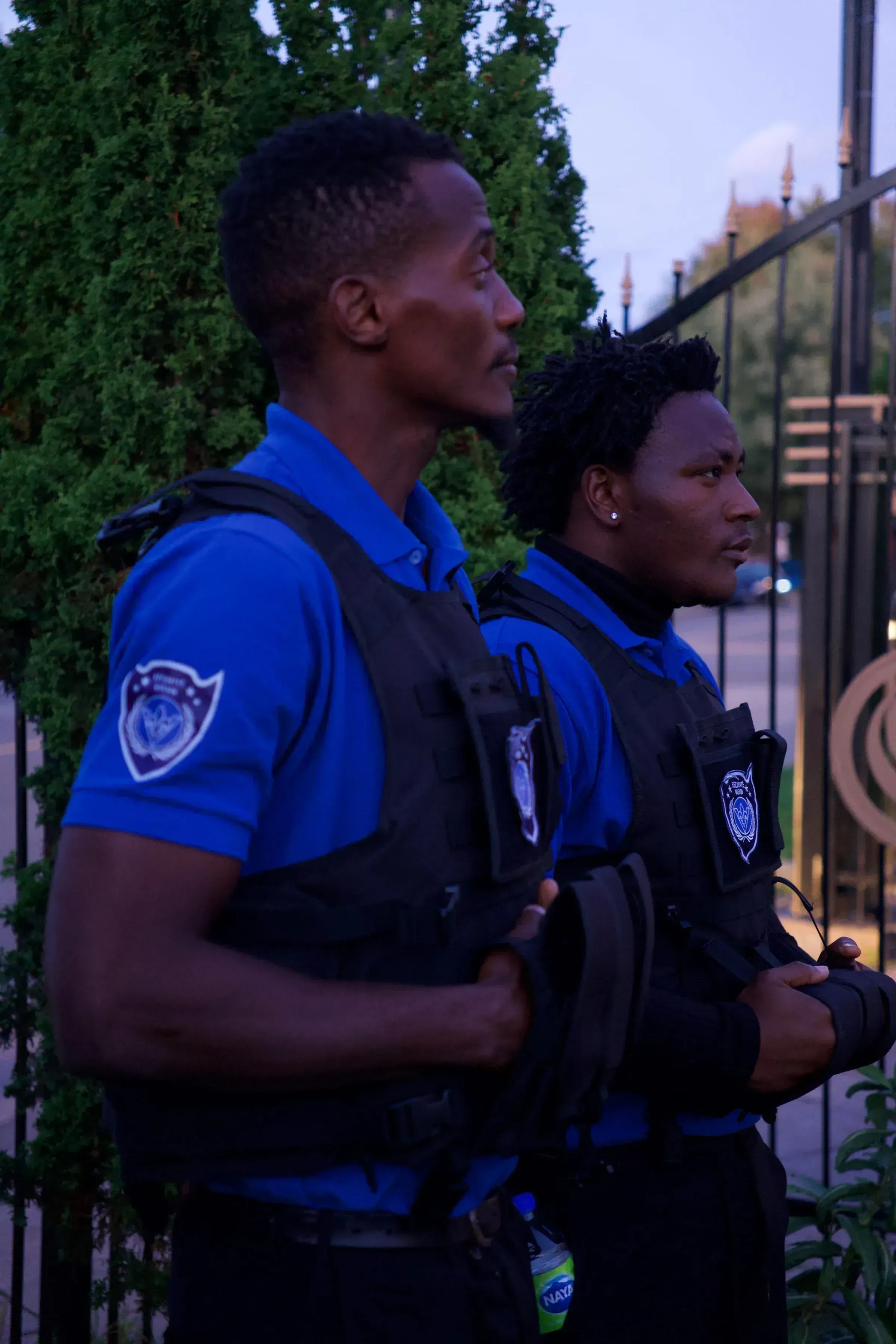 Vision Security agents Philip and Tao on a professional assignment