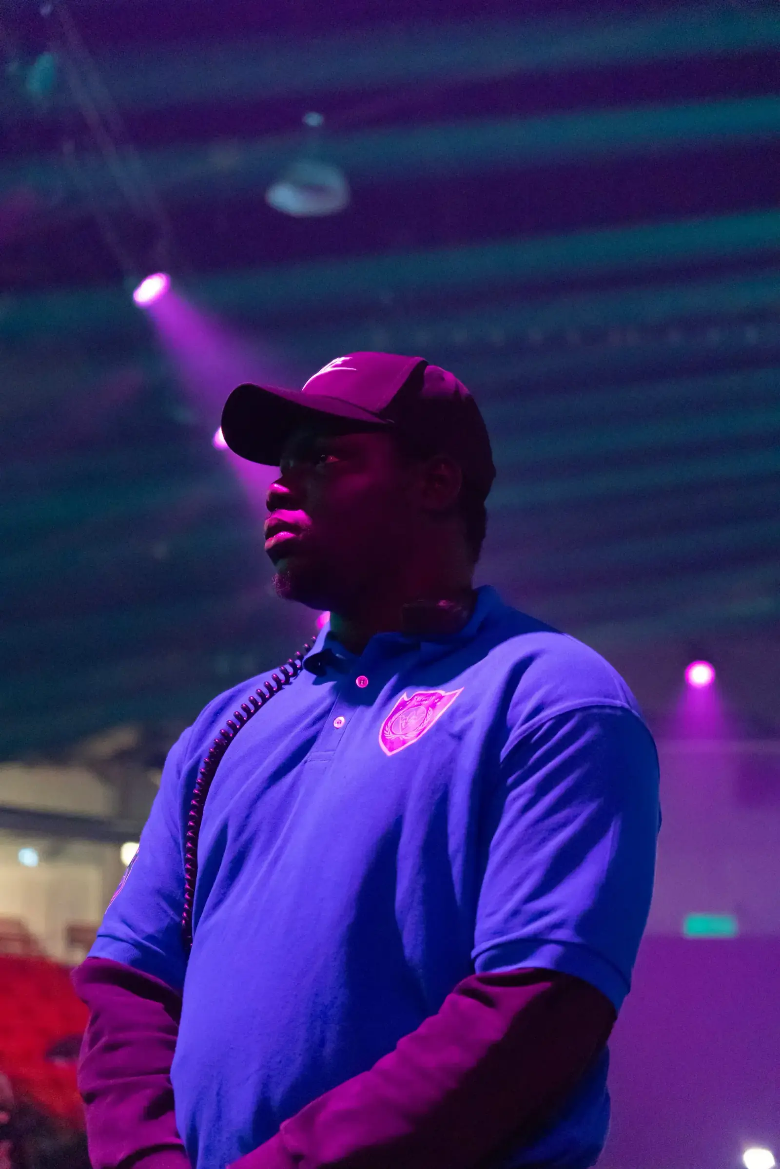 Vision Security agent Babacar on active duty